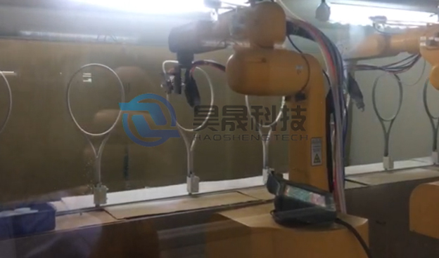 Spraying robot - Racquet spraying